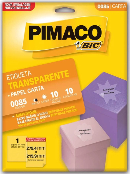 ETIQUETA 0085 10FLS 279,4X215,